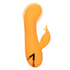 California Dreaming Montecito Muse Orange Silicone G-Spot Stimulator with 10 Vibration Functions and 3 Inflation Settings Orange > Vibrators > Ladies > Rabbit