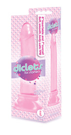 Diclets 7 Inch Dong with Lifelike Details and Bendable Design Pink > Dildos > Realistic Dildos