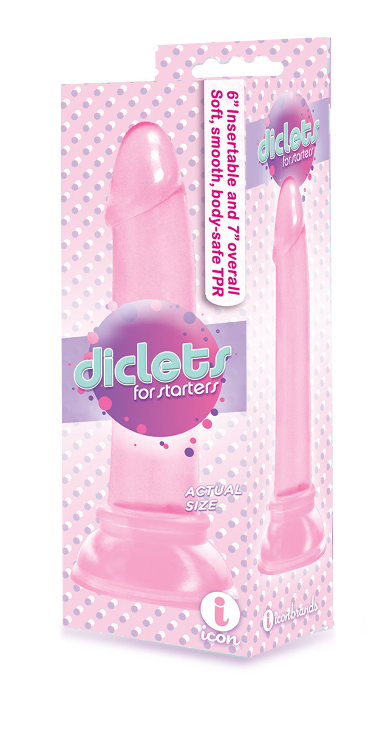 Diclets 7 Inch Dong with Lifelike Details and Bendable Design Pink > Dildos > Realistic Dildos