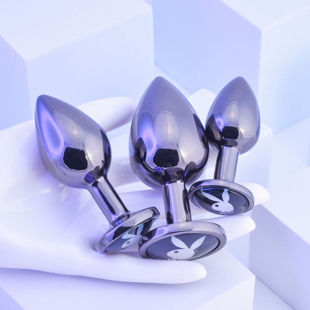 Playboy Pleasure PLEASURE 3 WAYS Anal Training Kit > Anal Range > Butt Plug Kits