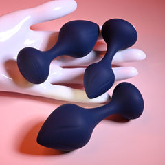 Playboy Pleasure TAIL TRAINER - Butt Plugs - Set of 3 Sizes ANAL TOYS