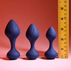 Playboy Pleasure TAIL TRAINER - Butt Plugs - Set of 3 Sizes ANAL TOYS