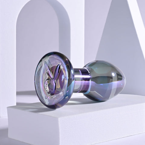 Playboy Pleasure JEWELS PLUG 8.5cm Tapered Design GLASS TOYS