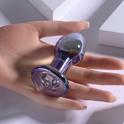 Playboy Pleasure JEWELS PLUG 8.5cm Tapered Design > Sex Toys > Glass