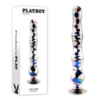 Playboy Pleasure JEWELS WAND - Glass 20.3 cm Dildo Clear > Glass > Dildos