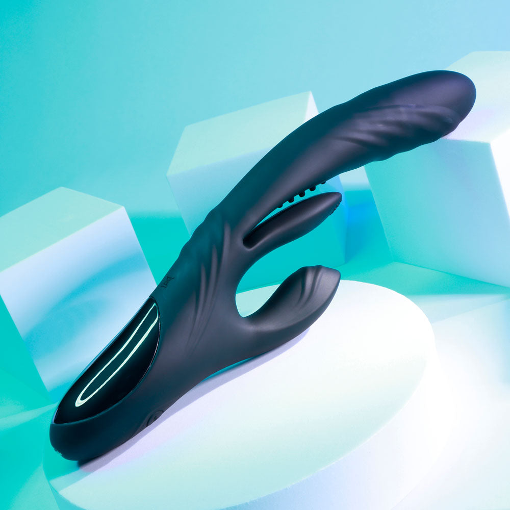 Playboy Pleasure RAPID RABBIT Vibrator with Thrusting Fun > Vibrators > Ladies > Rabbit
