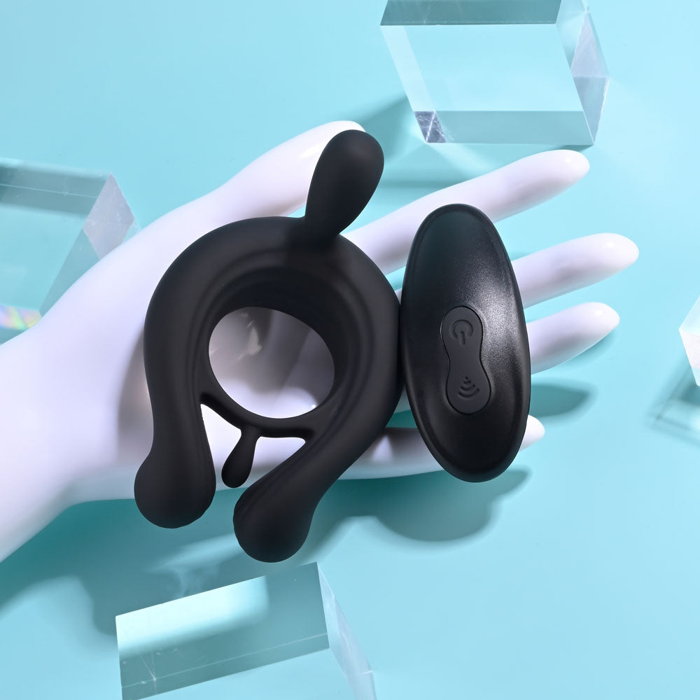 Playboy Pleasure Triple Play Vibrating Cock Ring > Cock Ring > Vibrating