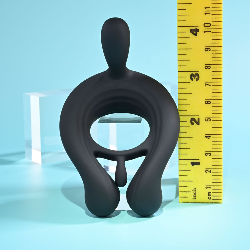Playboy Pleasure Triple Play Vibrating Cock Ring > Cock Ring > Vibrating