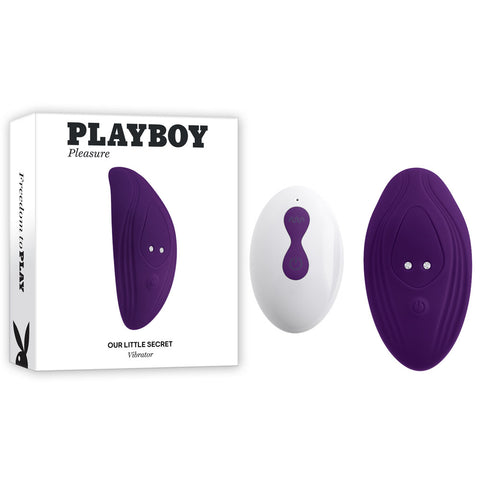 Playboy Pleasure OUR LITTLE SECRET Wearable Panty Vibrator Purple Panty Vibrators
