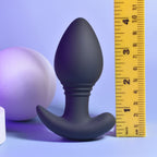 Playboy Pleasure PLUG & PLAY - 10.3 cm USB Rechargeable Vibrating Butt Plug with Wireless Remote > Anal Range > Vibrating Butt Plugs
