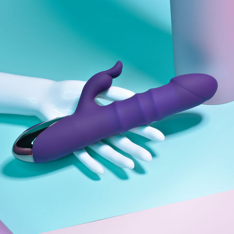 Playboy Pleasure HOP TO IT Rabbit Vibrator 23.5cm > Vibrators > Ladies > Rabbit