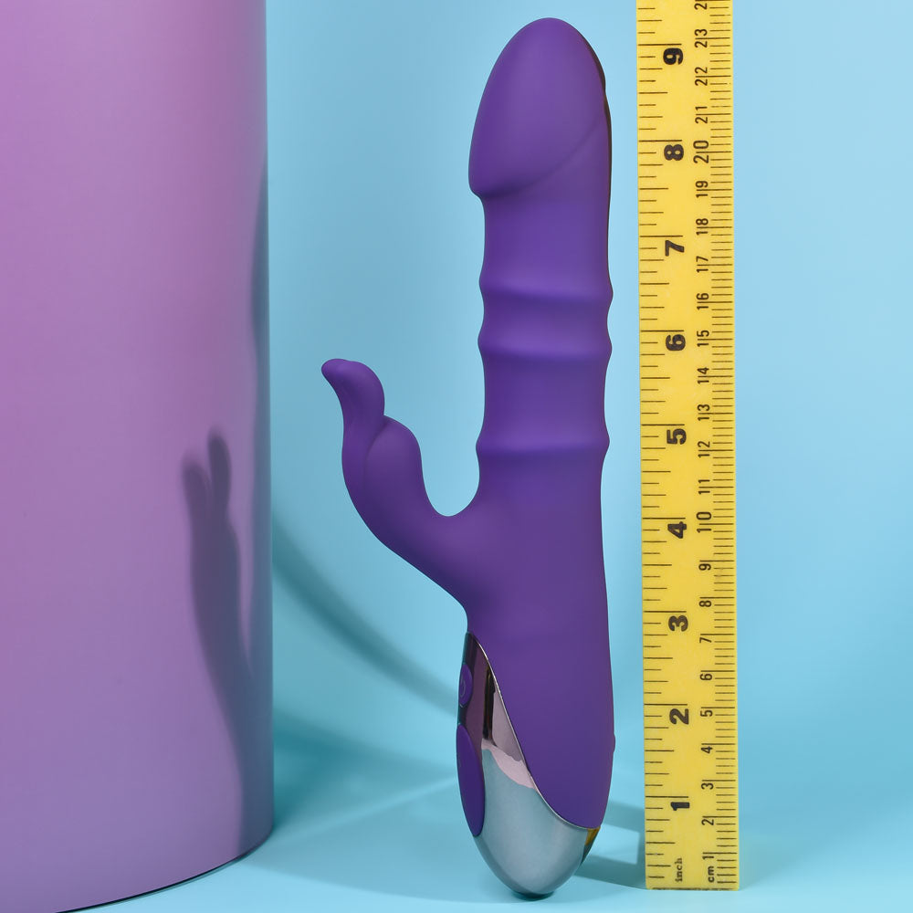 Playboy Pleasure HOP TO IT Rabbit Vibrator 23.5cm > Vibrators > Ladies > Rabbit