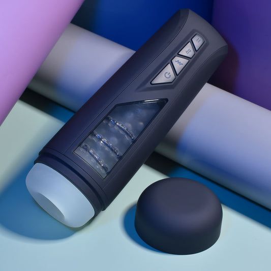 Playboy Pleasure PURSUIT OF PLEASURE - USB Rechargeable Vibrating Stroker MASTURBATORS