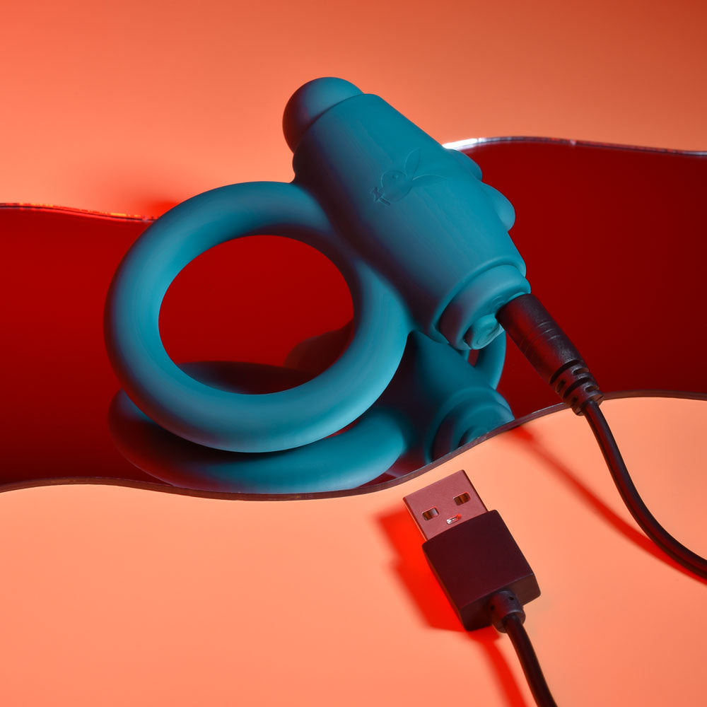 Playboy Pleasure Bunny Buzzer Vibrating Cock Ring > Cock Ring > Vibrating