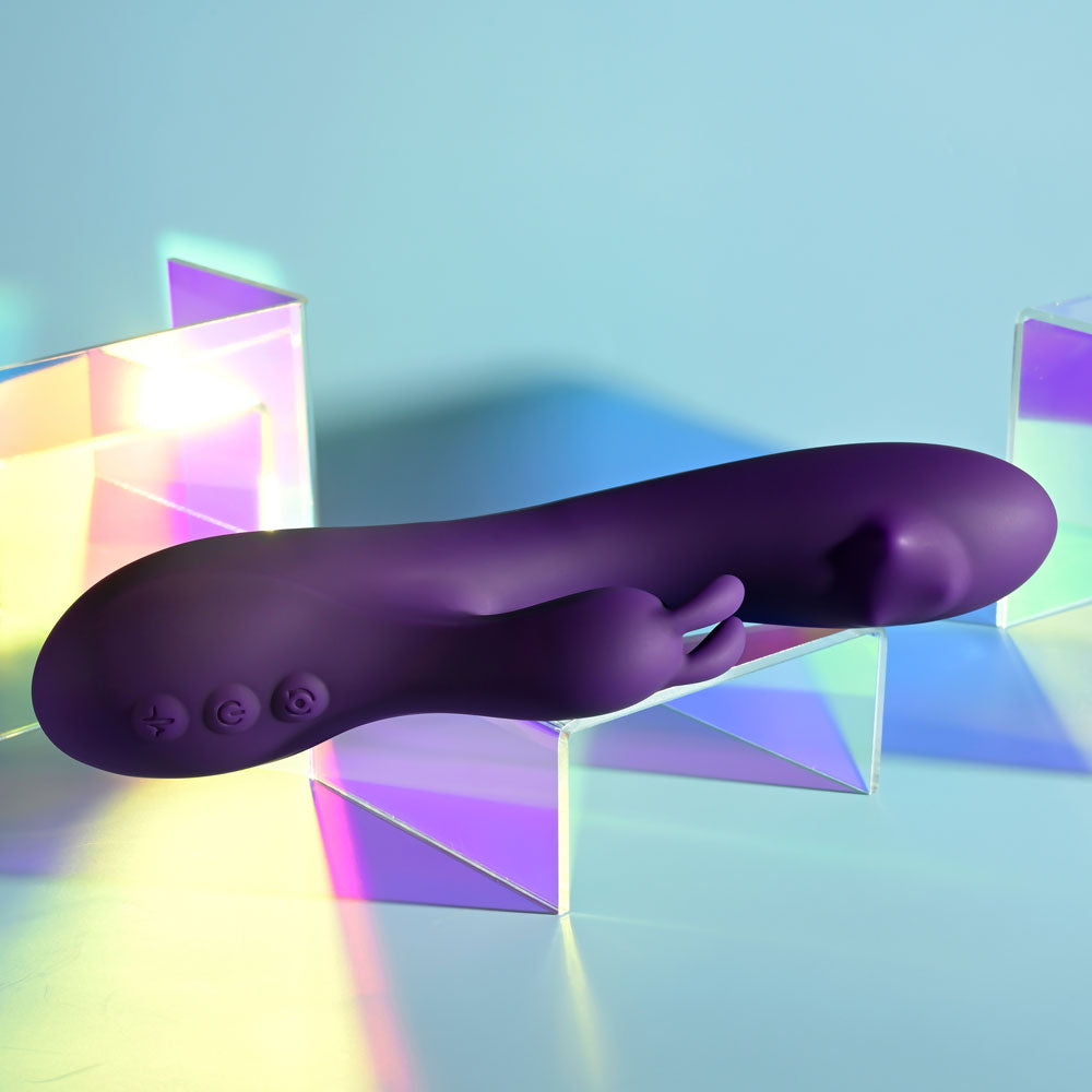 Playboy Pleasure ON REPEAT 19.7cm Rabbit Vibrator with Beads > Vibrators > Ladies > Rabbit