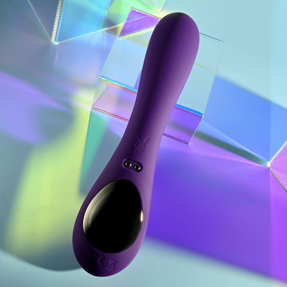 Playboy Pleasure ON REPEAT 19.7cm Rabbit Vibrator with Beads > Vibrators > Ladies > Rabbit