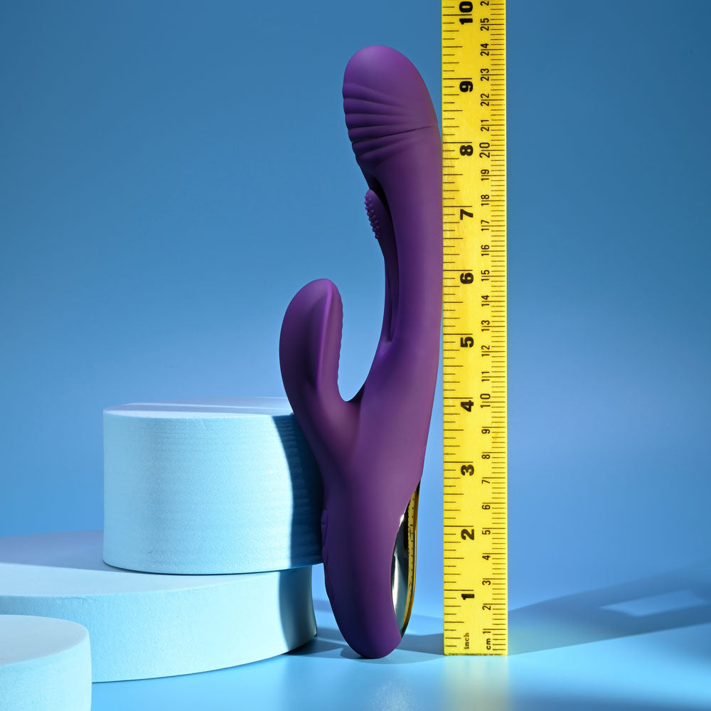 Playboy Pleasure THE THRILL 24.4cm Rabbit Vibrator with 7 Speeds > Vibrators > Ladies > Rabbit