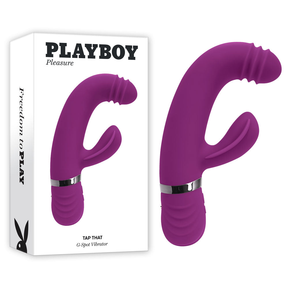Playboy Pleasure TAP THAT G-Spot Vibrator with Tapping Action > Vibrators > Ladies > Rabbit Multi