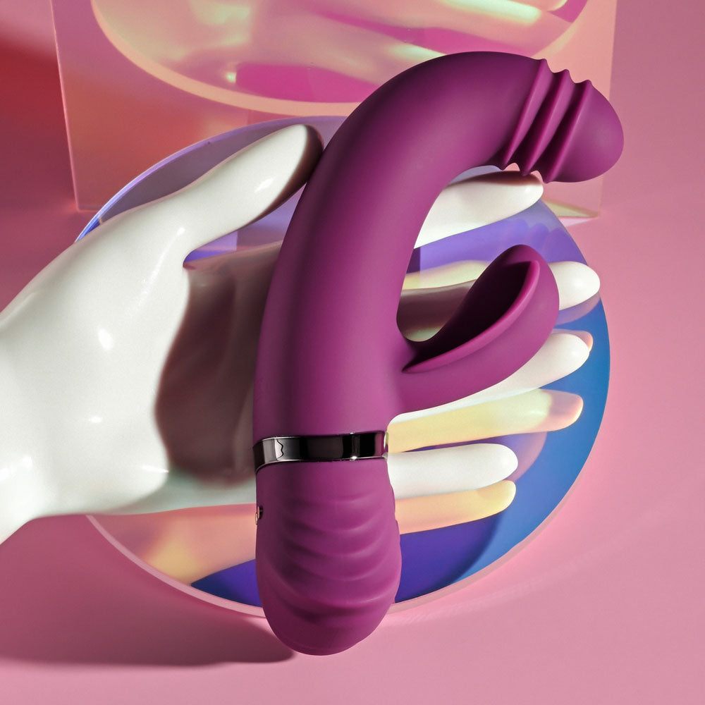 Playboy Pleasure TAP THAT G-Spot Vibrator with Tapping Action > Vibrators > Ladies > Rabbit Multi
