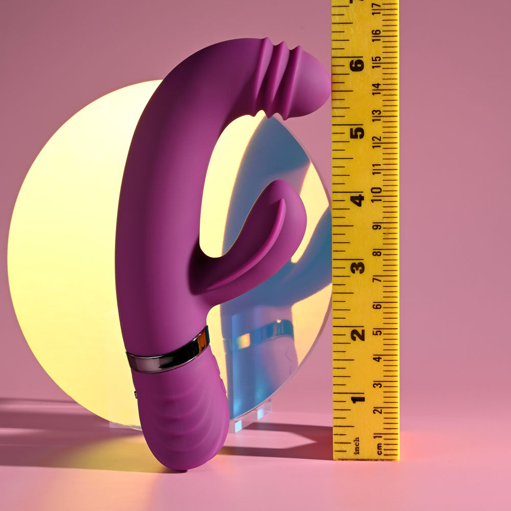 Playboy Pleasure TAP THAT G-Spot Vibrator with Tapping Action > Vibrators > Ladies > Rabbit Multi