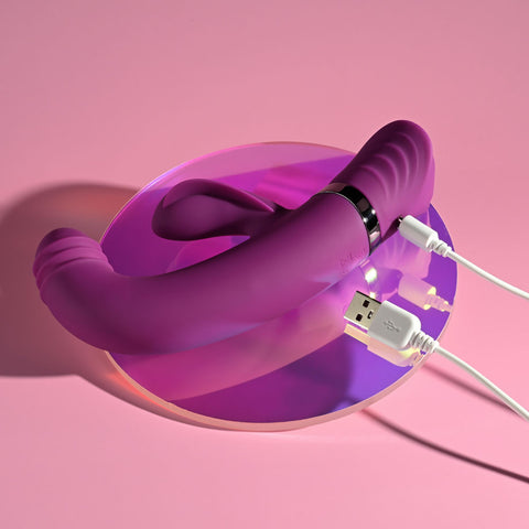 Playboy Pleasure TAP THAT G-Spot Vibrator with Tapping Action VIBRATORS-RABBIT-MULTI