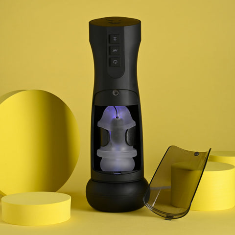 Playboy Pleasure End Game USB Rechargeable Vibrating Self Sanitizing Stroker Strokers - Auto