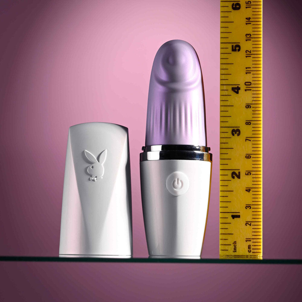 Playboy Pleasure GETAWAY Tapping Toy 14.2 cm Waterproof > Vibrators > Ladies > Clitoral Vibrators and Stimulators