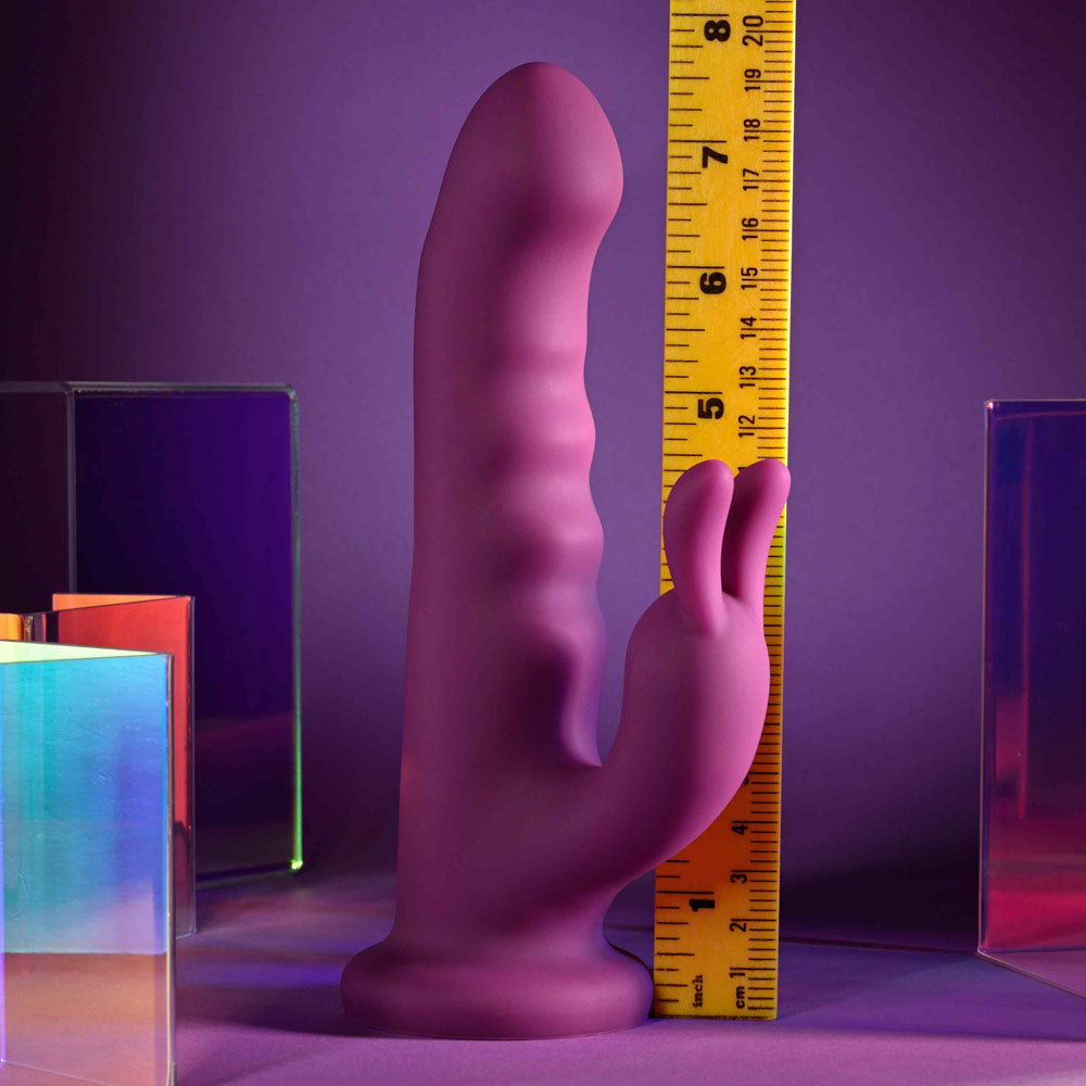 Playboy Pleasure FLUFFLE 19.7cm Rabbit Vibrator | Beaded Pleasure Design > Vibrators > Ladies > Rabbit