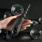 Playboy Pleasure LET IT BEAD - 23.1 cm USB Rechargeable Vibrating Anal Beads with Clitoral Suction > Anal Range > Anal Beads