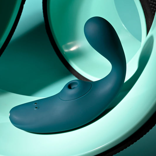 Playboy Pleasure CHARMER -  USB Rechargeable Vibrator with Clitoral Suction