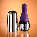 Playboy Pleasure The Jet Set Vibrator with Silver Travel Case – Compact Personal Massager > Vibrators > Standard Vibrators
