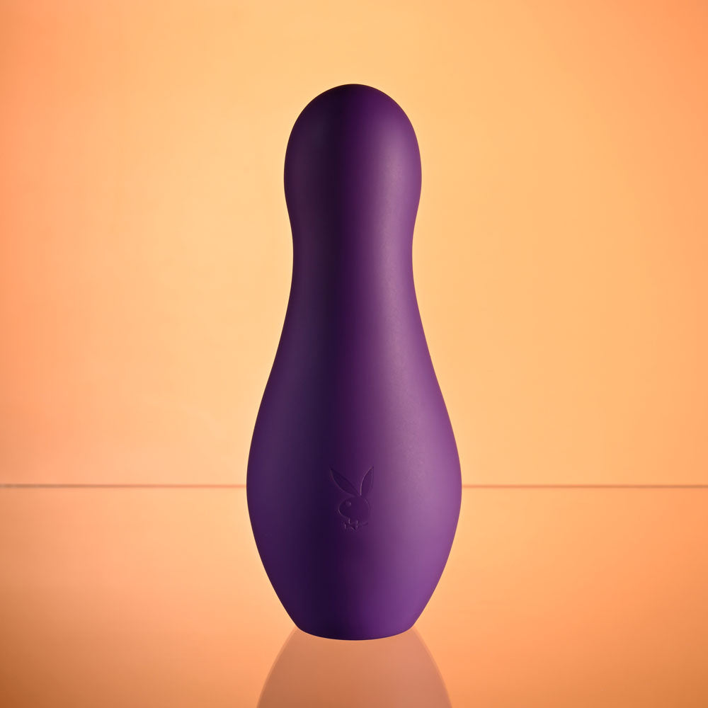 Playboy Pleasure The Jet Set Vibrator with Silver Travel Case – Compact Personal Massager > Vibrators > Standard Vibrators