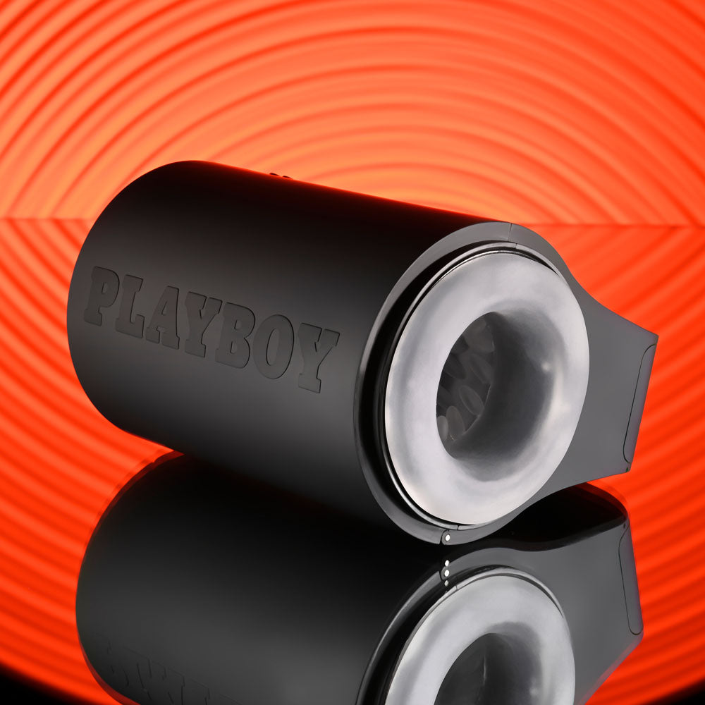 Playboy Pleasure COME ALONG Travel Stroker 13.4cm > Sex Toys For Men > Masturbators > Vibrating