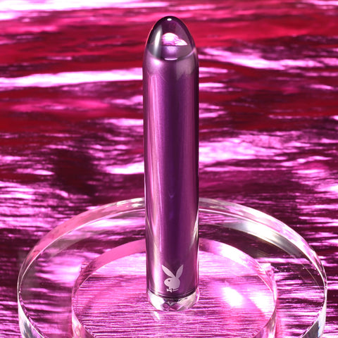 Playboy Pleasure AMETHYST - Purple 12.4 cm Mini Vibrator BULLETS