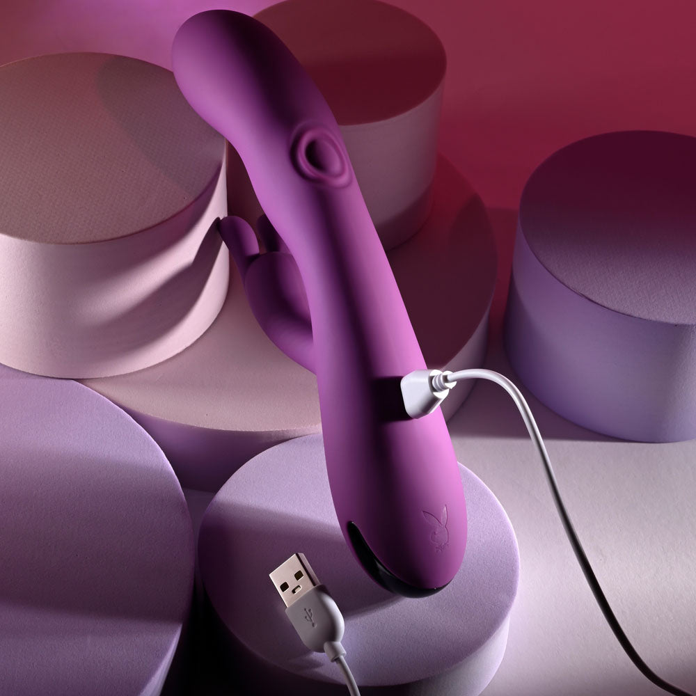 Playboy Pleasure BUSY BUNNY 22.6 cm Rabbit Vibrator > Vibrators > Ladies > Rabbit