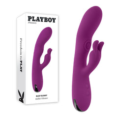 Playboy Pleasure BUSY BUNNY -  22.6 cm USB Rechargeable Rabbit Vibrator with Tapping Shaft