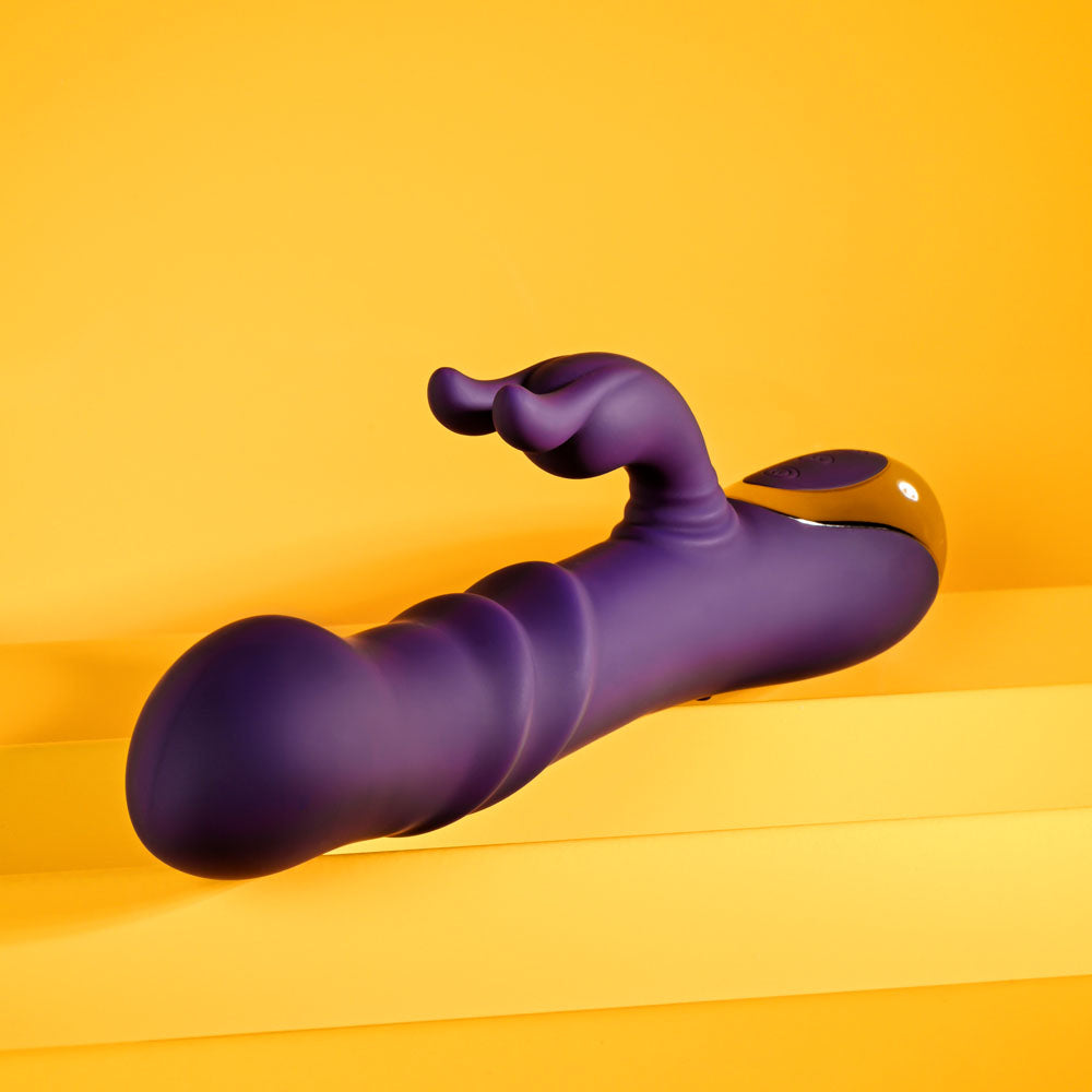 Playboy Pleasure Bunny Punch 24.4 cm Twirling Rabbit Vibrator > Vibrators > Ladies > Rabbit Multi
