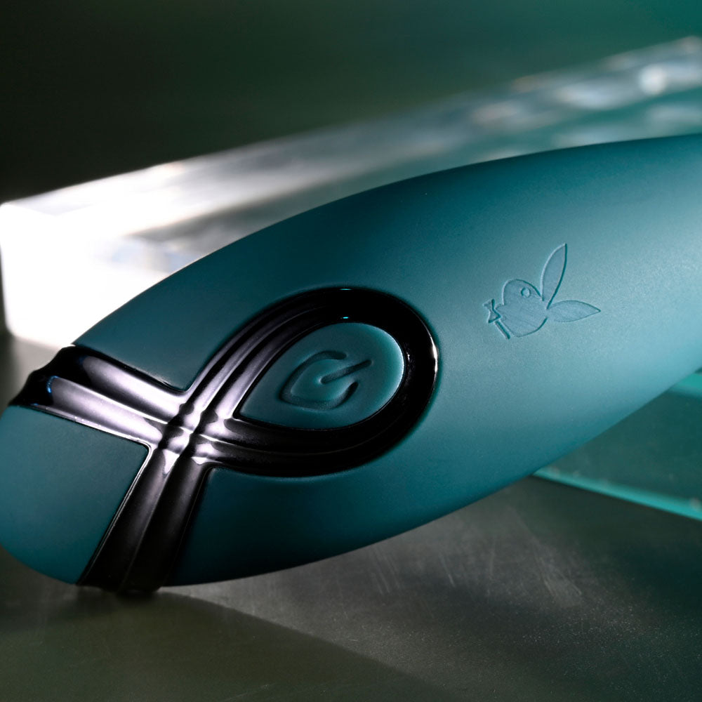 Playboy Pleasure Pinpoint Perfection – USB Rechargeable 19.3 cm Poseable Slim Vibrator > Sex Toys For Ladies > Clitoral Vibrators and Stimulators