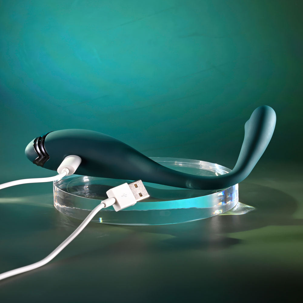 Playboy Pleasure Pinpoint Perfection – USB Rechargeable 19.3 cm Poseable Slim Vibrator > Sex Toys For Ladies > Clitoral Vibrators and Stimulators