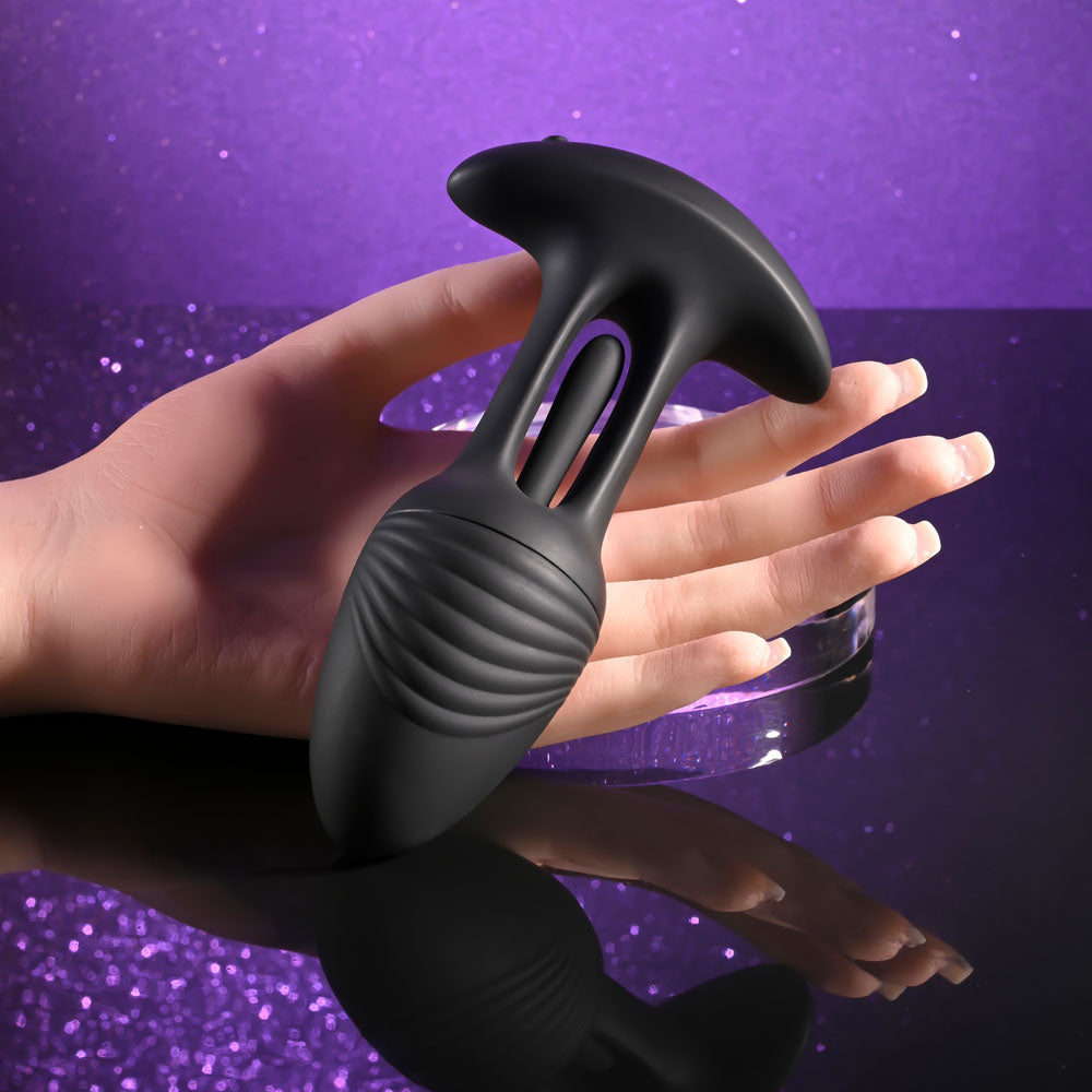 Playboy Pleasure Rim Shot – 11.4 cm USB Rechargeable Vibrating Butt Plug > Anal Range > Vibrating Butt Plugs