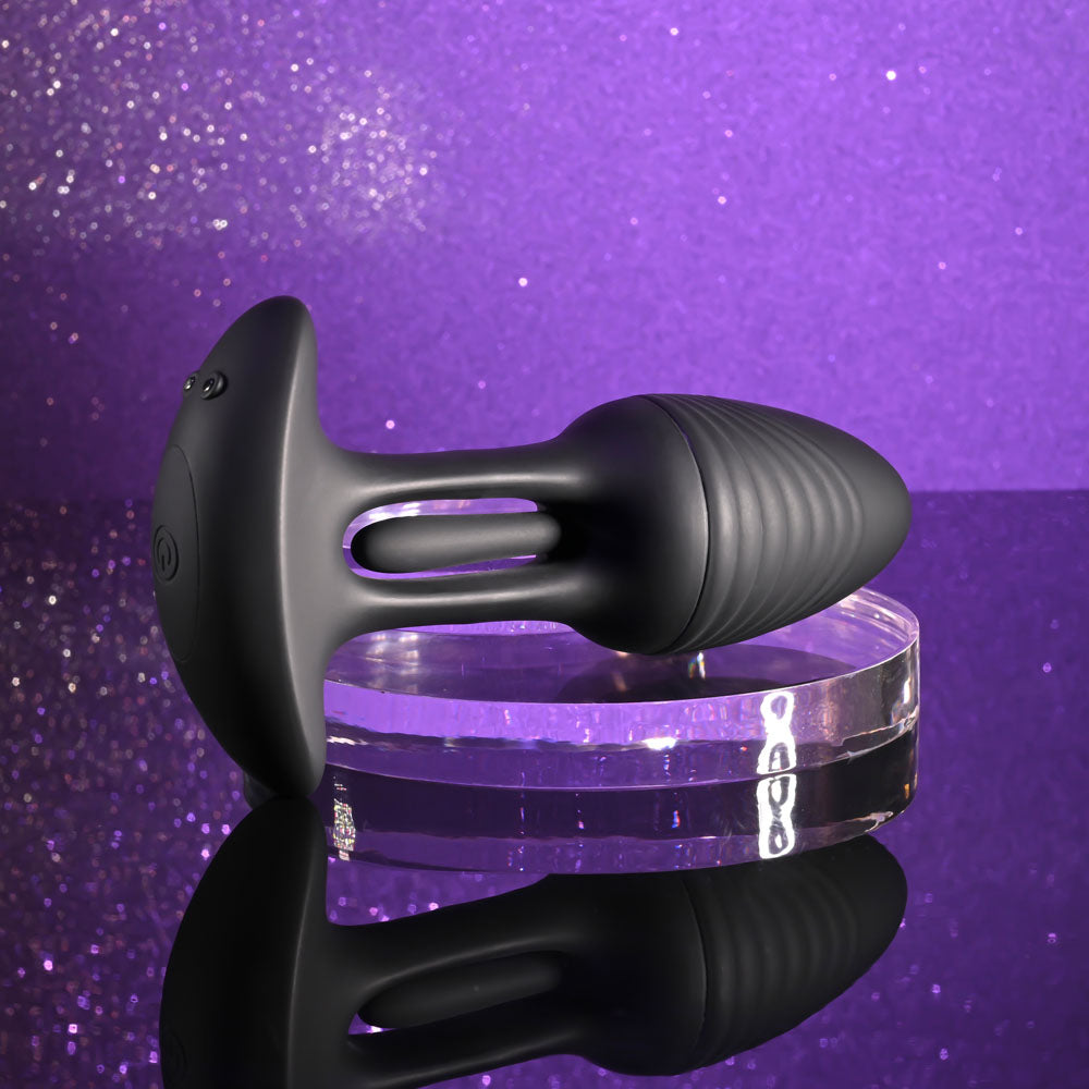 Playboy Pleasure Rim Shot – 11.4 cm USB Rechargeable Vibrating Butt Plug > Anal Range > Vibrating Butt Plugs