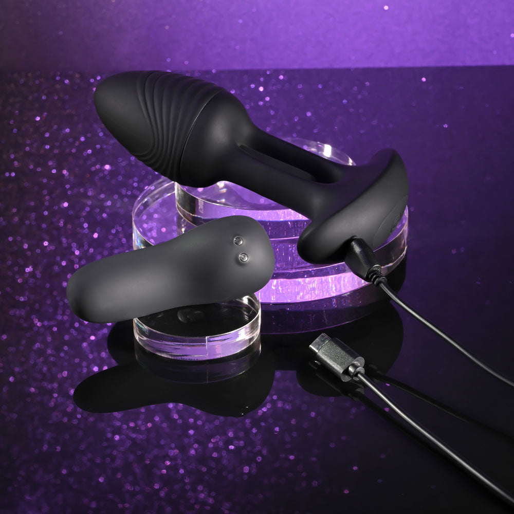 Playboy Pleasure Rim Shot – 11.4 cm USB Rechargeable Vibrating Butt Plug > Anal Range > Vibrating Butt Plugs