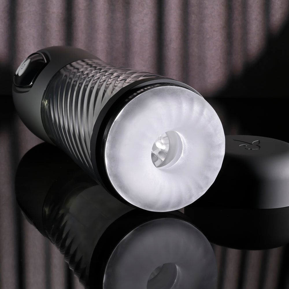 Playboy Pleasure WHIRLWIND 8.3cm Auto Stroker > Sex Toys For Men > Masturbators Premium