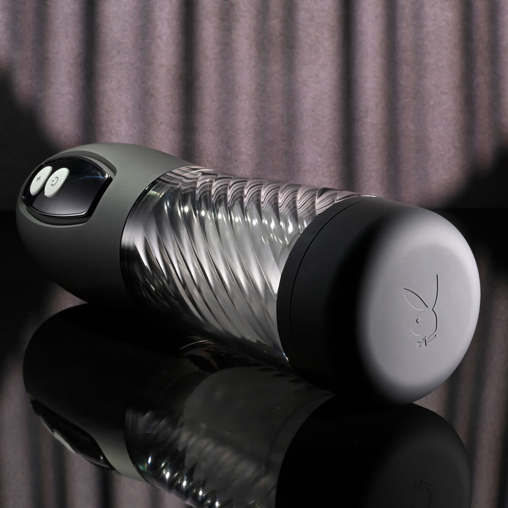 Playboy Pleasure WHIRLWIND 8.3cm Auto Stroker > Sex Toys For Men > Masturbators Premium