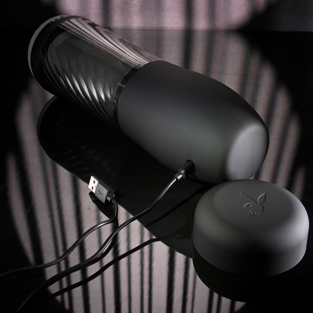 Playboy Pleasure WHIRLWIND 8.3cm Auto Stroker > Sex Toys For Men > Masturbators Premium