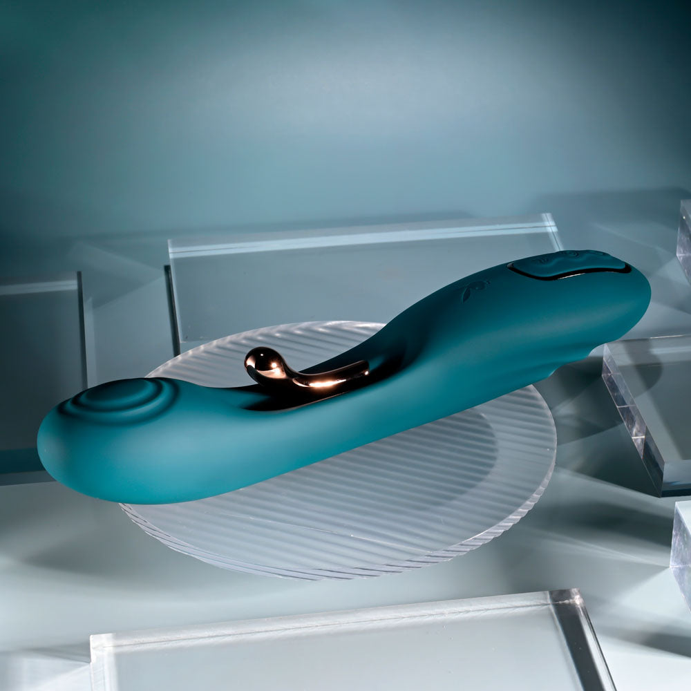 Playboy Pleasure Aurelie Vibrator – 22.7 cm Rose Gold G-Spot Stimulator > Sex Toys For Ladies > G-Spot Vibrators