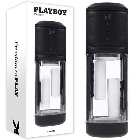 Playboy Pleasure SIDE PIECE USB Rechargeable Warming Auto Stroker Adult Stuff Warehouse Playboy Pleasure SIDE PIECE USB Rechargeable Warming Auto Stroker Adult Stuff Warehouse