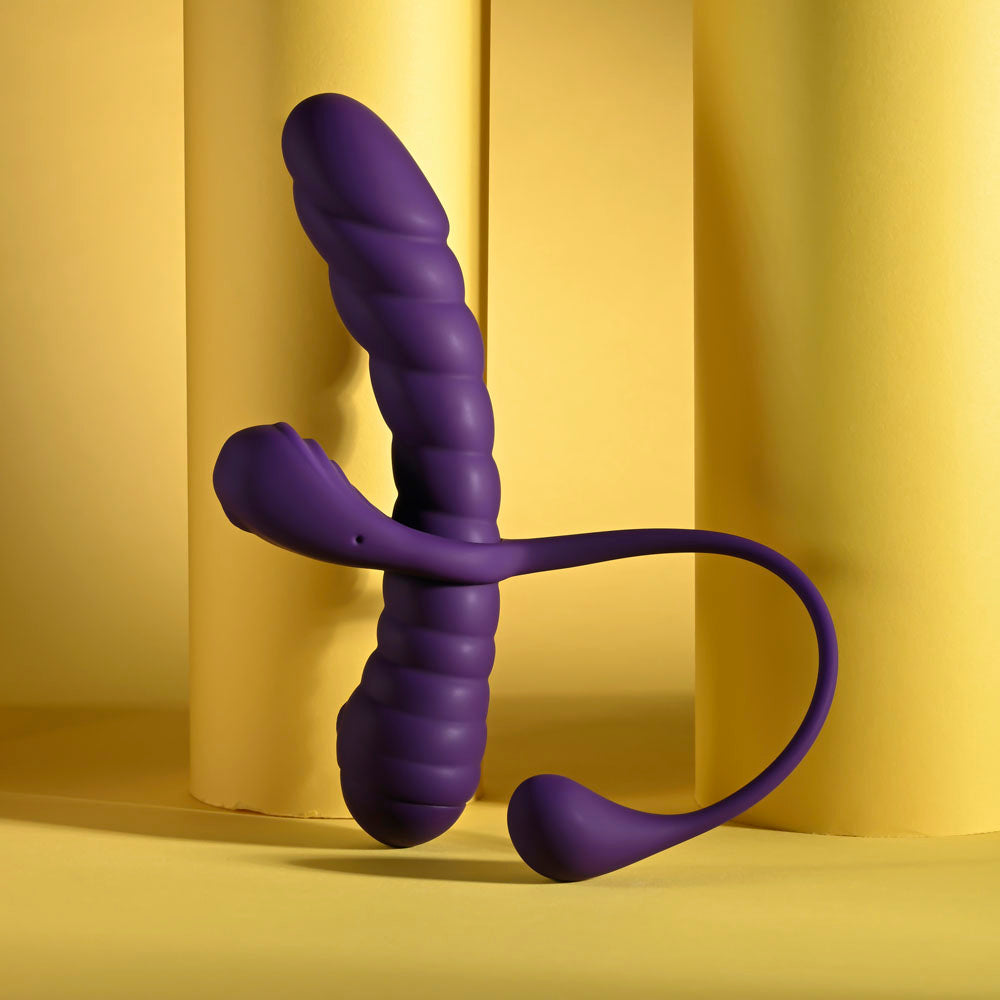 Playboy Pleasure TWISTED PLAYGROUND - USB Rechargeable Vibrator and Cock Ring Kit KITS