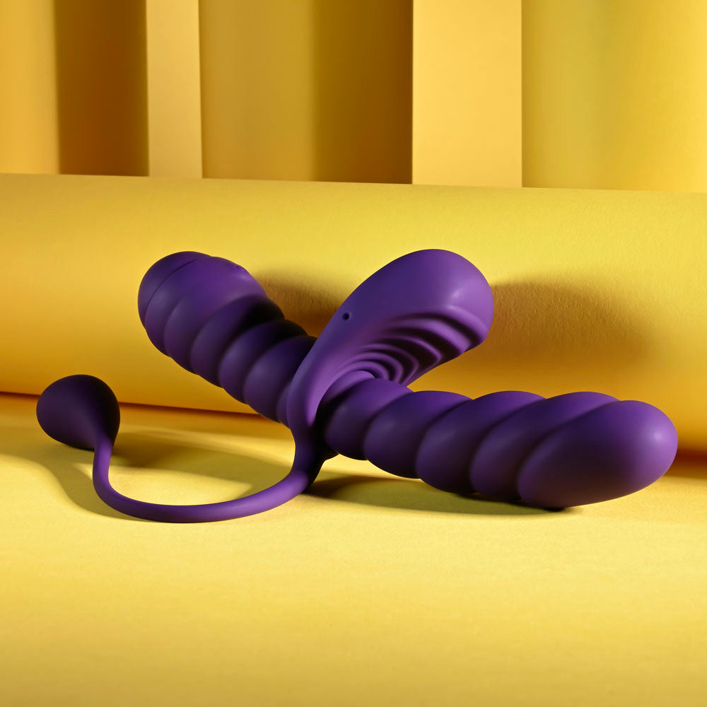 Playboy Pleasure TWISTED PLAYGROUND - USB Rechargeable Vibrator and Cock Ring Kit KITS