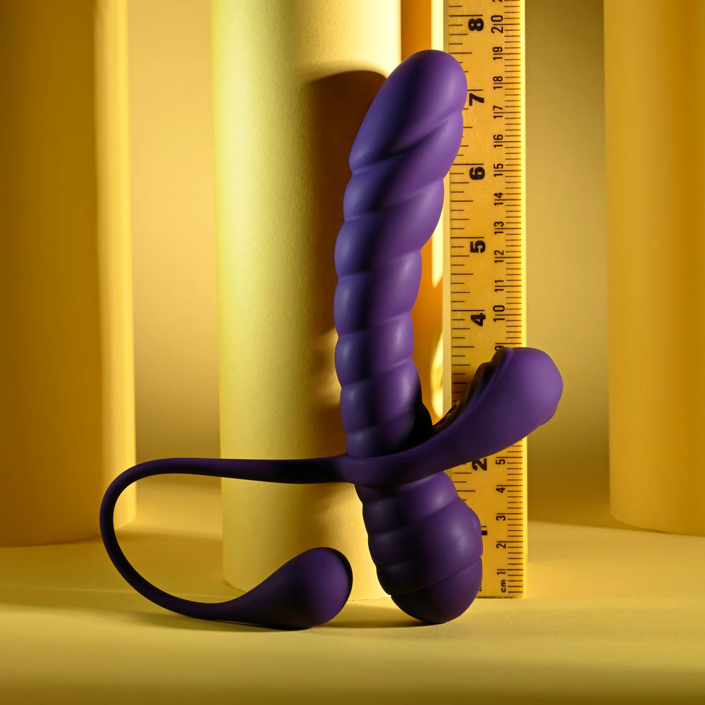 Playboy Pleasure TWISTED PLAYGROUND - USB Rechargeable Vibrator and Cock Ring Kit KITS